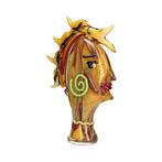 Beeldje - Abstract face art - Glas, Antiek en Kunst