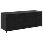 vidaXL Tuinbox 150x50x60 cm poly rattan zwart, Tuin en Terras, Bergingen en Tuinkasten, Verzenden, Nieuw