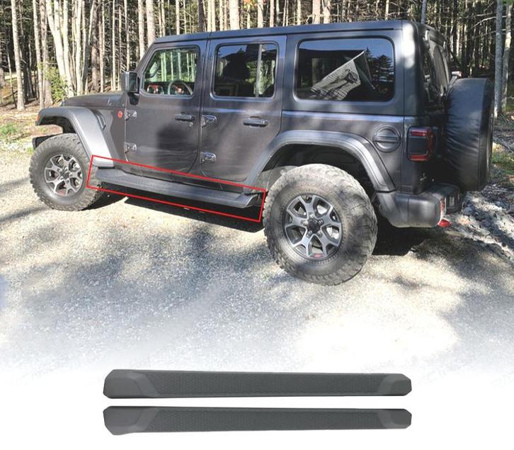 MARCHES-PIEDS JEEP WRANGLER 18-24 NOIR, Auto-onderdelen, Carrosserie, Verzenden