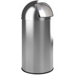 Prullenbak - Afvalbak - Vuilnisbak - 50 Liter - Zilver - Jag, Verzenden, Nieuw