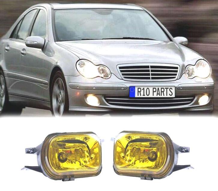 Phares Antibrouillard Pour Mercedes W203 00-04 R170 Slk Road, Auto-onderdelen, Verlichting, Verzenden