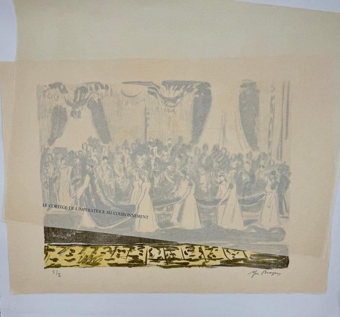 Yves Brayer (1907-1990) - Le cortège de limpératrice au, Antiek en Kunst, Antiek | Overige Antiek