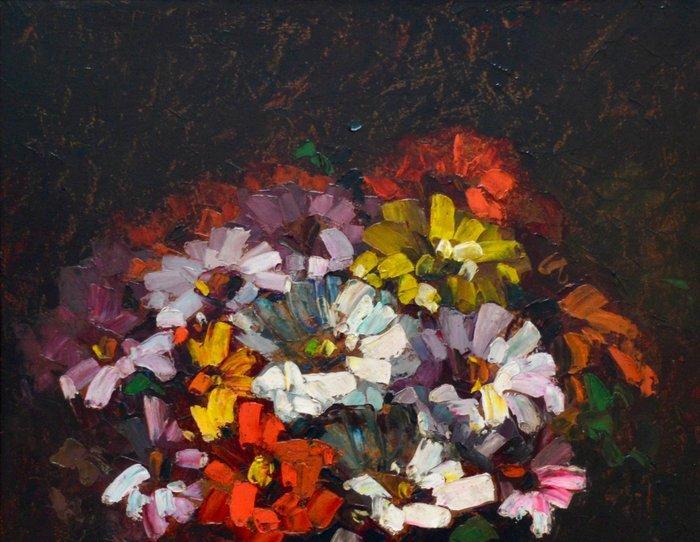 Louis Pastour (1876-1948) - Fleurs - Grande célébration, Antiquités & Art, Art | Peinture | Classique