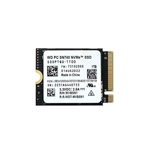 Western Digital - MSATA SN740 2TB - M.2 SSD 2230 Nvme Pcie, Informatique & Logiciels, Disques durs, Envoi