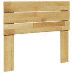 vidaXL Hoofdbord 80 cm massief hout eiken, Huis en Inrichting, Verzenden, Nieuw
