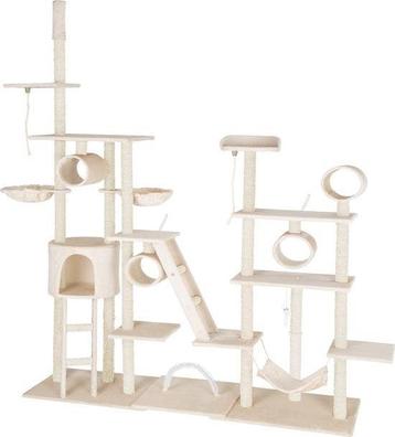 Tweedekans | tectake® - Krabpaal Snooky 261cm beige - 403916 beschikbaar voor biedingen
