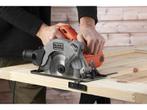 BLACK+DECKER CS1250L-QS - Cirkelzaag 1250W - Lasergeleider, Hobby en Vrije tijd, Gezelschapsspellen | Overige, Verzenden, Zo goed als nieuw