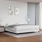 vidaXL Sommier à lattes de lit avec matelas Blanc, Maison & Meubles, Chambre à coucher | Lits, Verzenden, Neuf