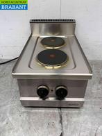 Cuisinière électrique Combisteel 2 feux en acier inoxydable, Articles professionnels, Verzenden