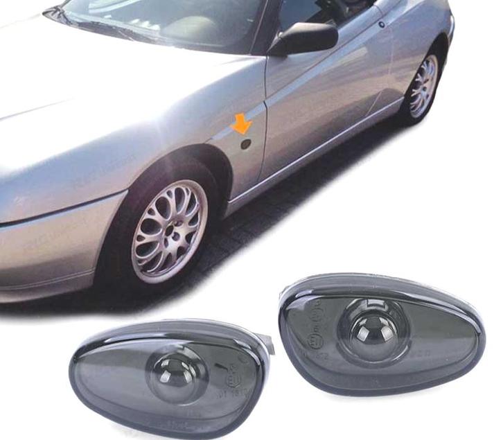CLIGNOTANTS LATÉRAUX ALFA ROMEO 145 146 155 GTV SPIDER FUMÉ, Auto-onderdelen, Verlichting, Verzenden