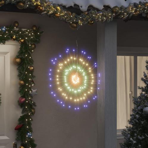 vidaXL Kerstverlichting vuurwerk 2 st 140 meerkleurige LEDs, Divers, Noël, Envoi