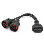Universele 6 Pins J1708 + 9 Pins J1939 - 16 Pins OBD2 Verloo, Verzenden, Nieuw