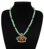 Collier du Roi Garuda en Jadéite : Protection Suprême &