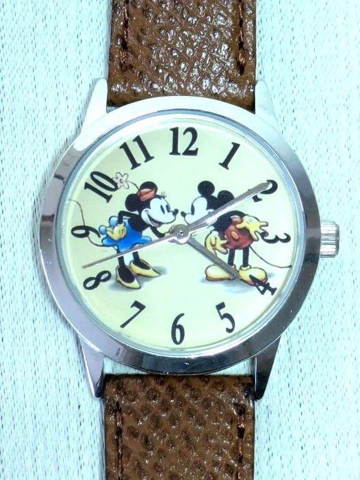 Disney - Vintage Mickey Minnie Mouse Arm-in-Arm Watch,, Verzamelen, Disney