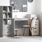 vidaXL Bureau Beton Grijs 70 x 50 x 76 cm, Verzenden