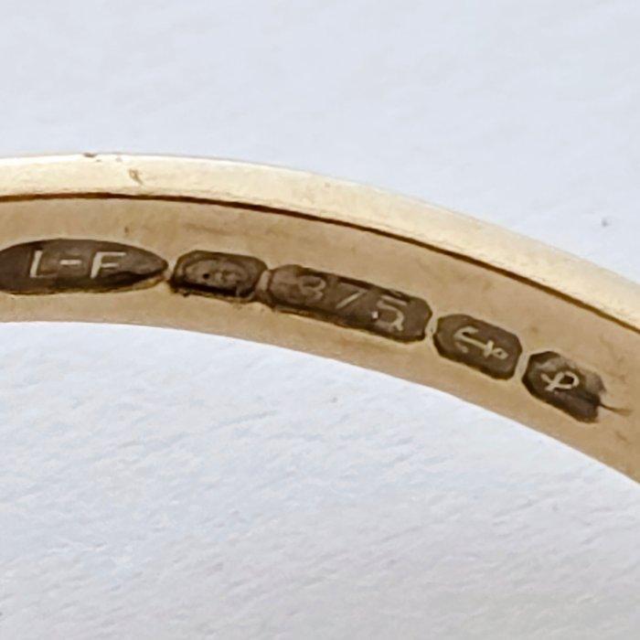 Zonder Minimumprijs - Cocktailring - 9 kt. Geel goud,, Handtassen en Accessoires, Antieke sieraden