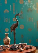 Brûleur dencens - Japanse Kraanvogel met slang staande op