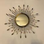 Spiegel  - Glas, Metaal - Psychedelische Zon, Antiek en Kunst, Curiosa en Brocante