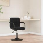vidaXL Eetkamerstoel fluweel zwart, Huis en Inrichting, Stoelen, Verzenden, Nieuw