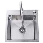 Lendo Online Évier Inox Argent 44×44 cm avec Robinet