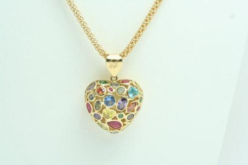 Chiampesan - Collier - DMF - 18 carats Or jaune Tourmaline -, Handtassen en Accessoires, Kettingen
