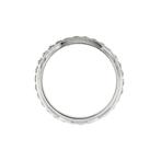 DonnaOro - Trouwring - Infinity - 18 karaat Witgoud Diamant