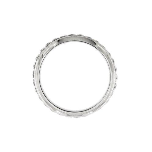 DonnaOro - Trouwring - Infinity - 18 karaat Witgoud Diamant, Handtassen en Accessoires, Antieke sieraden