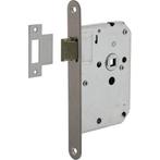 Woningbouw loopslot geborsteld rvs - voor binnendeur - Du..., Doe-het-zelf en Bouw, Ophalen of Verzenden, Nieuw, Slot