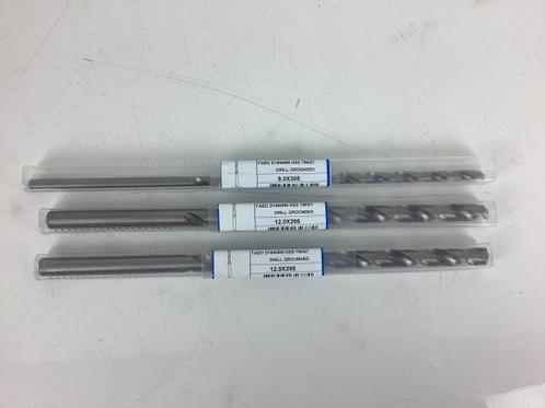 Veiling - 3x Fabory Spiraalboren, Doe-het-zelf en Bouw, Gereedschap | Boormachines, Nieuw