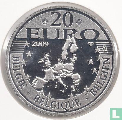 België 20 euro 2009 (PROOF) Heiligverklaring van Pater D.., Postzegels en Munten, Munten | België, Losse munt, Goud, Zilver, Verzenden