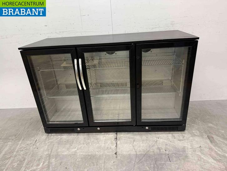 Backbar Barkoeling Glazen schuifdeuren 318 liter 133,5 cm, Zakelijke goederen, Horeca | Keukenapparatuur, Ophalen of Verzenden