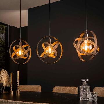 Hanglamp Industrieel Cosmos - Dimbaar- Collectie 2025, Huis en Inrichting, Lampen | Hanglampen, Vintage | Modern | Industrieel | Gaas | 2025 | Dimbaar
