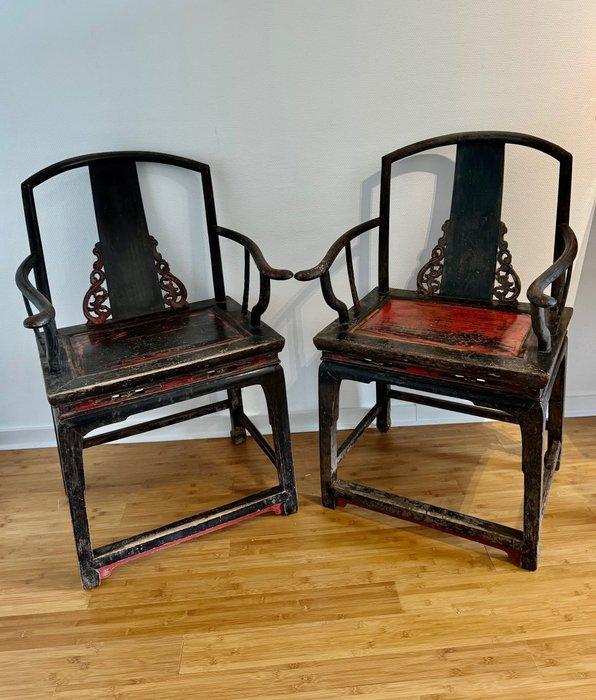 Stoel - Hout - China - Qing Dynastie (1644-1911), Antiquités & Art, Antiquités | Autres Antiquités