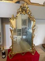 Miroir mural - Bois doré, veneziana, Antiquités & Art