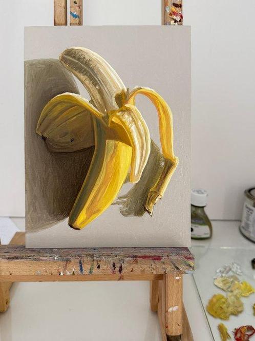 Cansu Rossi - Banana - Strike a pose, Antiek en Kunst, Kunst | Schilderijen | Modern