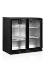 Tefcold glasdeur koelkast | 2-deurs barkoeling | DB201H, Nieuw in verpakking