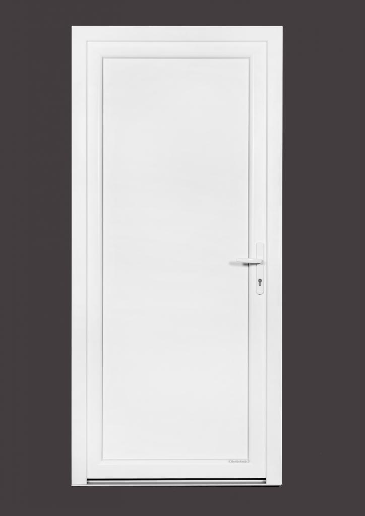 PVC Deur volledig paneel Premium b98xh215 cm wit L, Doe-het-zelf en Bouw, Deuren en Vliegenramen, Nieuw, Glas, Kunststof, Metaal