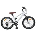 vidaXL Mountainbike 20 Inch 6-Speed voor 5-8 jaar oud Wit, Fietsen en Brommers, Fietsen | Racefietsen, Verzenden, Nieuw