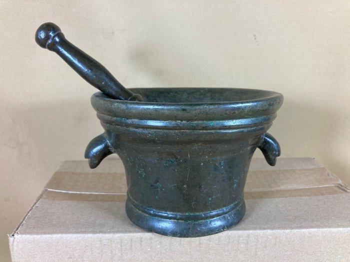 Vijzel en stamper (2) - Brons, Antiek en Kunst, Antiek | Overige Antiek