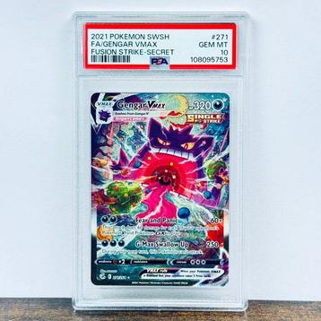 Pokémon Graded card - Gengar Vmax FA - Fusion Strike #271 -