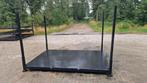 Stapelrek 300x200 cm met traanplaat bodem zwart gebruikt, Doe-het-zelf en Bouw, Ophalen of Verzenden, Nieuw
