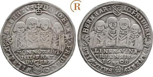 1/2 taler, daalder Saalfeld 1608 Sachsen Alt Weimar: Joha..., Postzegels en Munten, Munten | Europa | Niet-Euromunten, België