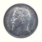 Frankrijk. Napoléon III. Silver 5 Francs Coin (Napoleon III), Postzegels en Munten