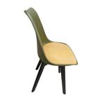 Groene kunststof kuipstoel met gestoffeerde zitting –, Ophalen of Verzenden, Nieuw in verpakking