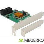 Delock 90382 4-poorts SATA PCI Express x1-kaart, Computers en Software, Verzenden, Nieuw