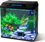 Nobleza Aquarium Kit - 38.5x24x39 cm - 30 L - Zwart, Verzenden, Nieuw