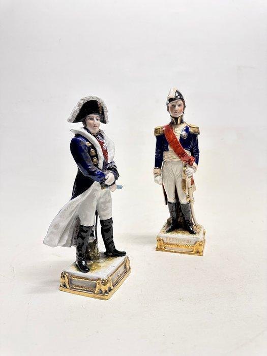 Bourdois et Bloch - Figuur - Pair of figurines of Marshal, Antiek en Kunst, Antiek | Glaswerk en Kristal