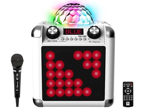 IDance Audio BC100L White Partybox Cube Met Echo + 1 Gratis, Musique & Instruments, Microphones