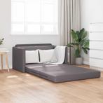 vidaXL Ligbed/Sofa 2-in-1 Grijs 124x71x78 cm Kunstleer, Huis en Inrichting, Verzenden, Nieuw
