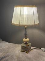 Lampe de table - Onyx, Laiton, Textile